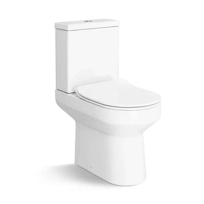 Denver Close Coupled Toilet With Soft Close Slim Seat