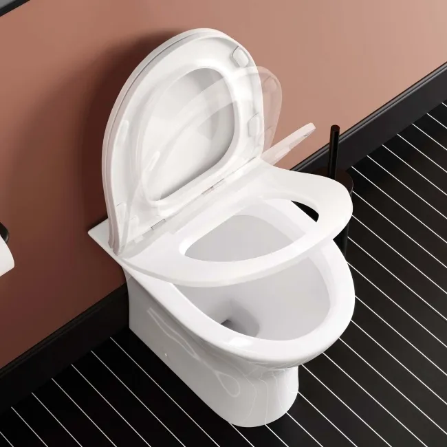 Orlando Back To Wall Toilet With Soft Close Slim Seat