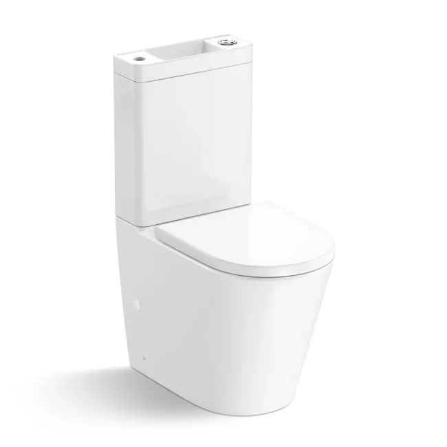 Boston 2-In-1 Combined Wash Basin & Rimless Toilet With Premium Soft Close Seat