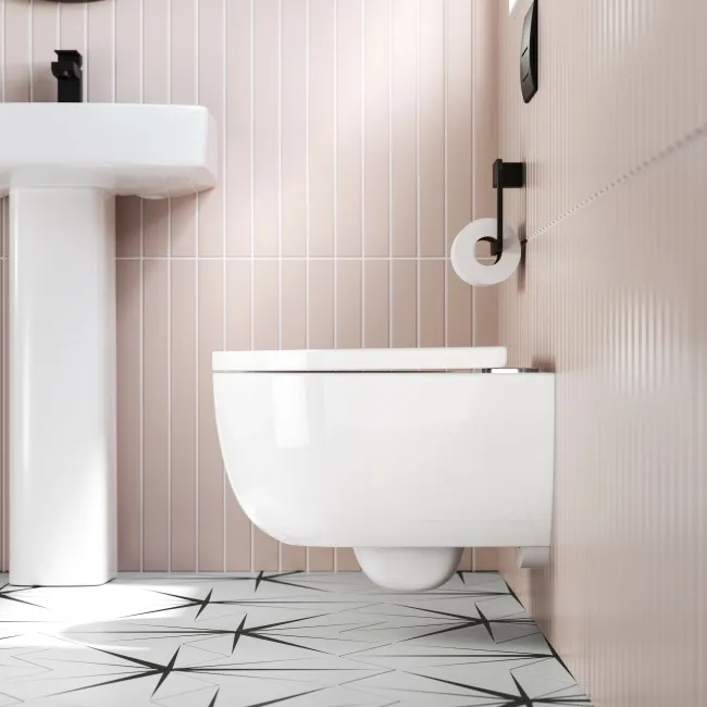 Tulsa Rimless Wall Hung Toilet With Premium Soft Close Seat