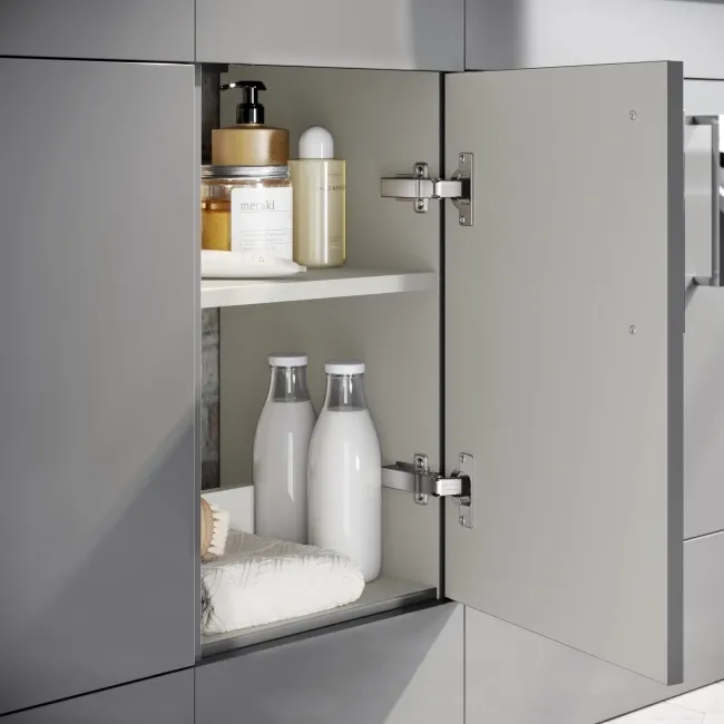 Harper Stone Grey Combination Vanity Basin 1500mm (Excludes Pan + Cistern)