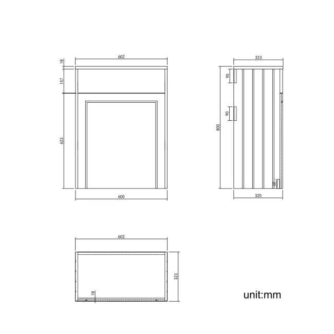 Monaco Dove Grey Traditional Basin Vanity and Back To Wall Unit 1200mm (Excludes Pan & Cistern) - Brushed Brass Accents