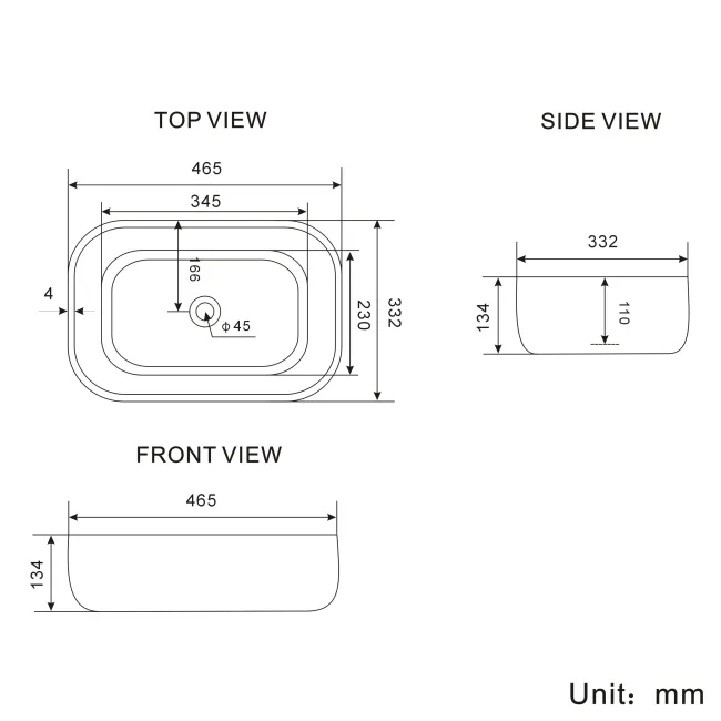 Lucia Graphite Grey Vanity with Marble Top & Curved Counter Top Basin 640mm - Brushed Brass Accents