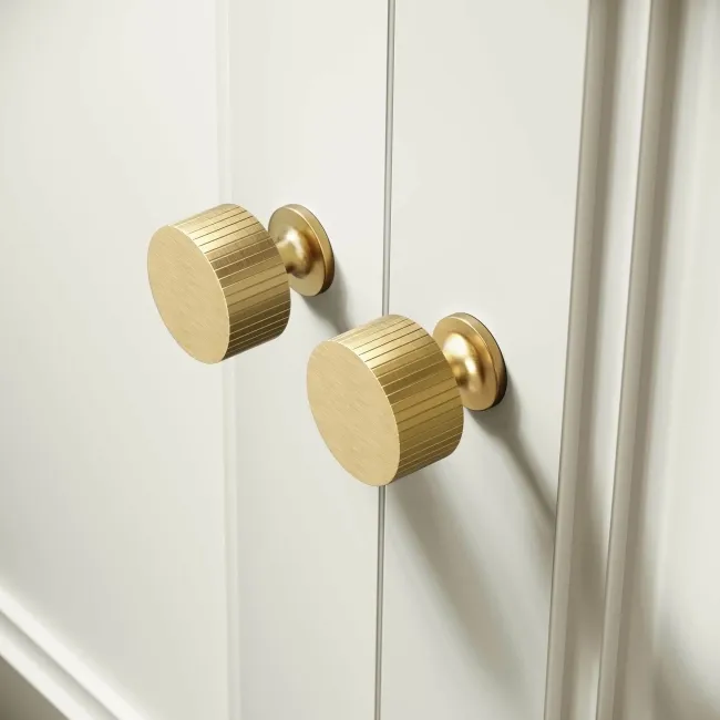Monaco Chalk White Combination Vanity Traditional Basin and Seattle Toilet 1200mm - Brushed Brass Accents