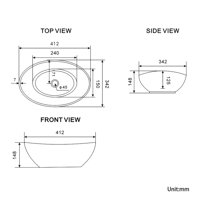 Bermuda Midnight Green Vanity with Marble Top & Oval Counter Top Basin 1200mm - Brass Knurled Handles
