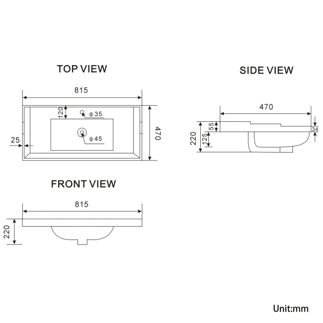 Lucia Midnight Green Basin Vanity 830mm - Brass Knurled Handles