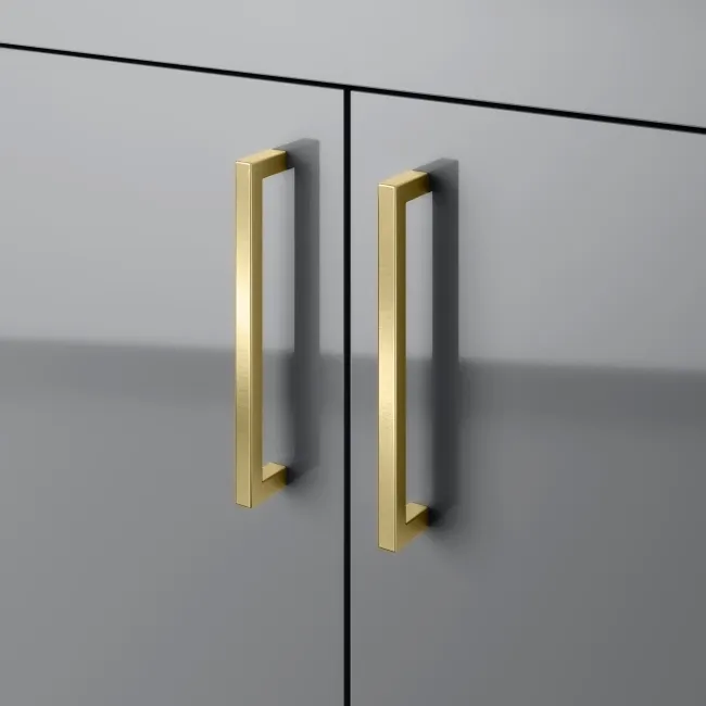 Harper Stone Grey Combination Vanity Basin with Marble Top & Boston Toilet 1200mm - Brushed Brass Accents