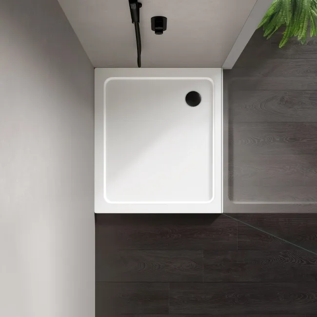 London Rectangular Stone Shower Tray 900x800mm