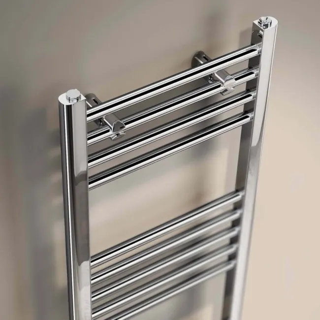 Barcelona Electric Chrome Straight Heated Towel Rail 1600x400mm