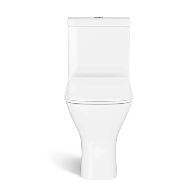 Atlanta Comfort Close Coupled Toilet With Soft Close Slim Seat