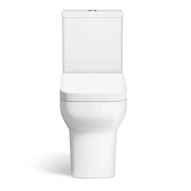 Chicago Rimless Close Coupled Toilet With Premium Soft Close Seat