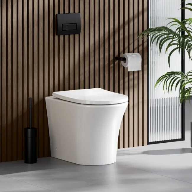 Tucson Rimless Back To Wall Toilet With Premium Soft Close Seat