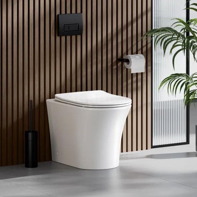 Tucson Rimless Back To Wall Toilet With Premium Soft Close Slim Seat