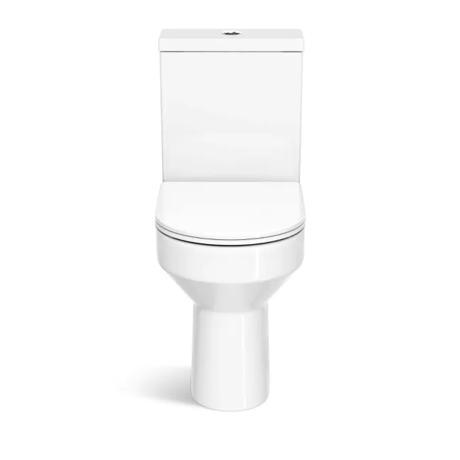 Lodi Rimless Comfort Height Close Coupled Toilet With Slim Soft Close Seat