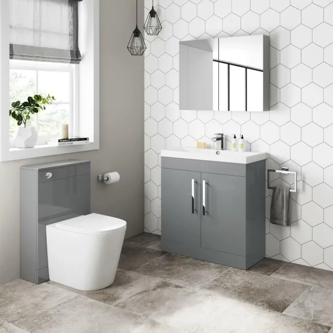 Avon Stone Grey Basin Vanity 800mm