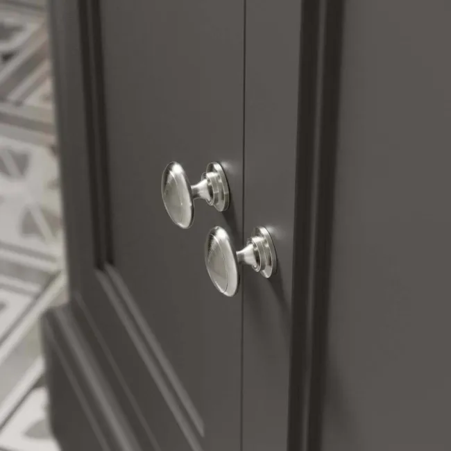 Lucia Graphite Grey Vanity with Marble Top & Undermount Basin 830mm