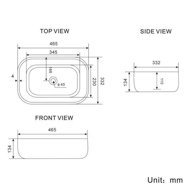 Lucia Midnight Green Vanity with Oak Effect Top & Curved Counter Top Basin 840mm - Brushed Brass Accents