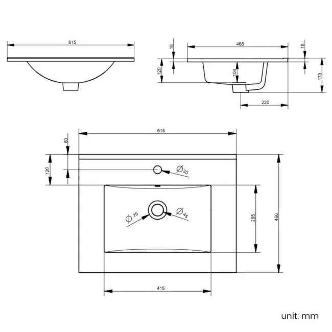 Milos Fog Grey Combination Vanity Basin and Houston Toilet 1100mm - Chrome Handles