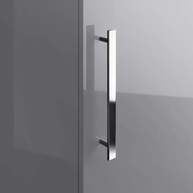 Avon Stone Grey Wall Hung Tall Cabinet Unit 1200x300mm