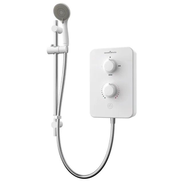 Gainsborough Slim Duo Electric Shower White 9.5kW