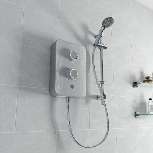 Gainsborough Slim Duo Electric Shower Titanium Grey 9.5KW