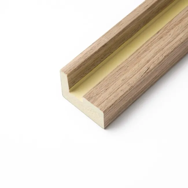 Trepanel® Smoked Oak Wood Acoustic Panel Top Trim with Lighting Option