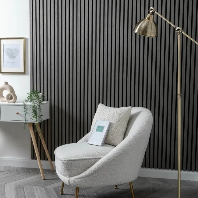 Trepanel® Ash Grey Acoustic Wood Wall Panels