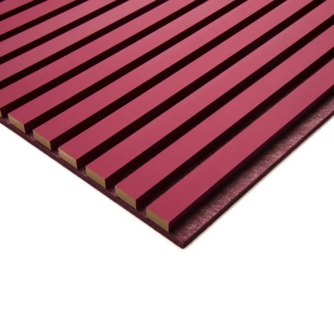 Trepanel® Windsor Wine Red Matt Acoustic Wall Panels