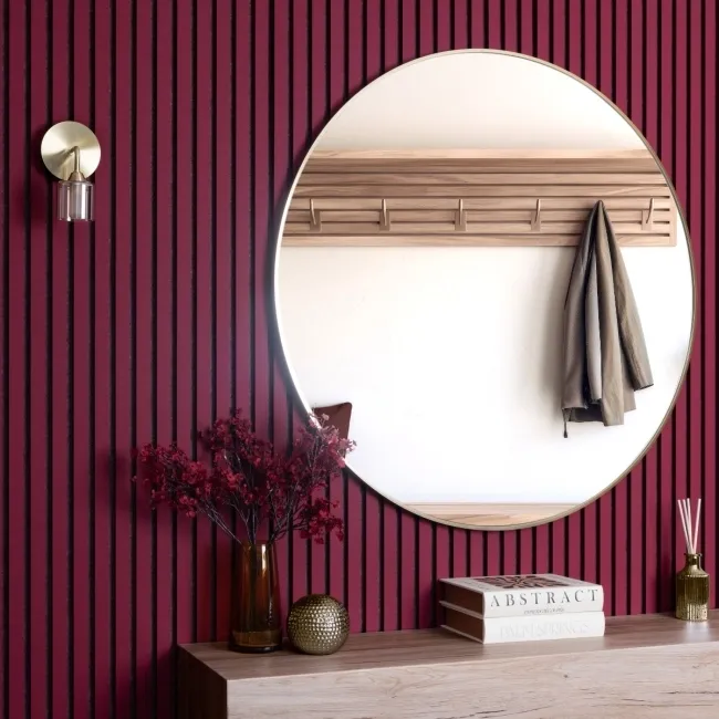 Trepanel® Windsor Wine Red Matt Acoustic Wall Panels