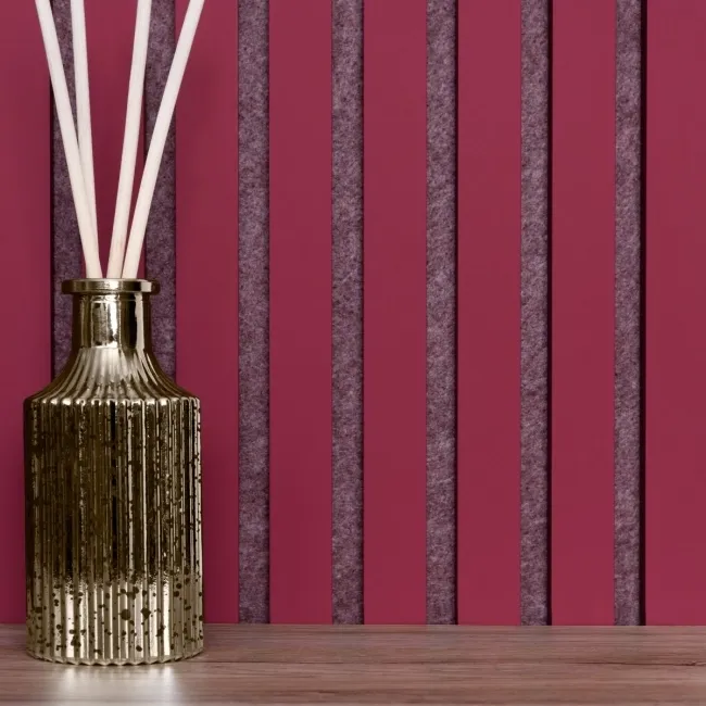 Trepanel® Windsor Wine Red Matt Acoustic Wall Panels