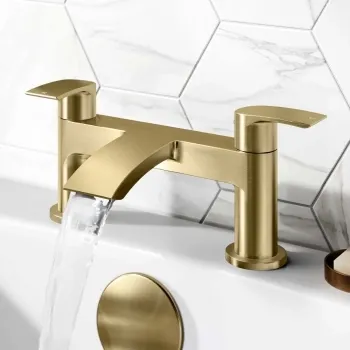 Severn Brushed Brass Bath Filler