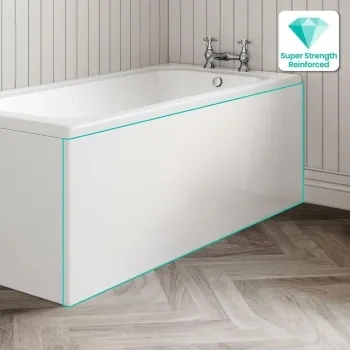 1600 Super Strength Reinforced Acrylic Straight Bath Front Panel