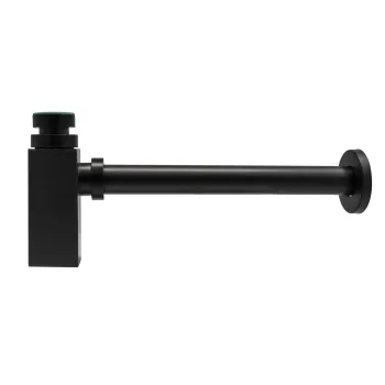 Matt Black Square Basin Bottle Trap