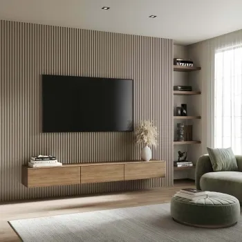 Trepanel® Warm Greige Beige Matt Acoustic Wall Panels