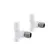 White Angled Manual Radiator Valves (Pair) Standard 15mm