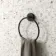 Sofia Matt Black Towel Ring
