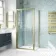 London Brushed Brass 6mm Bifold Shower Enclosure 900x700mm