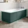Traditional Mystic Green Wooden Bath Panel Pack 1700x680mm