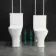 Atlanta Close Coupled Toilet With Soft Close Slim Seat