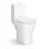 Orlando Rimless Comfort Height Close Coupled Toilet With Soft Close Slim Seat