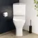 Atlanta Comfort Height Close Coupled Corner Toilet With Soft Close Seat