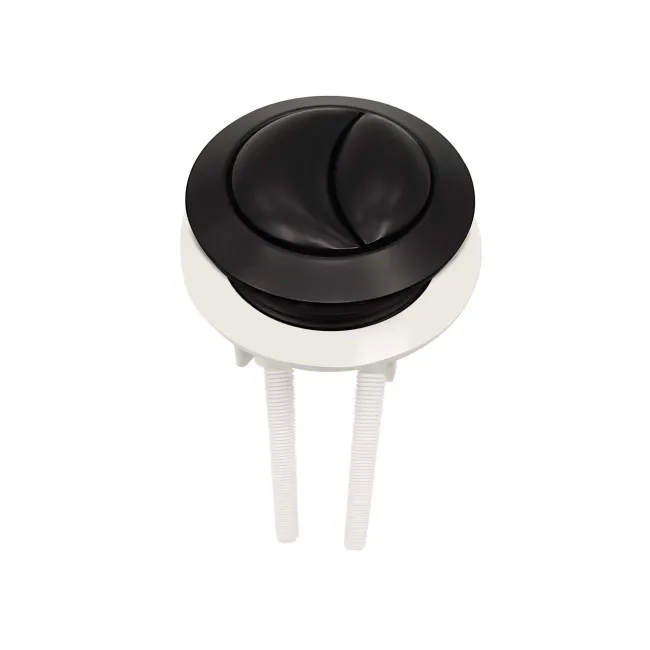 Matt Black Oval Cistern Flush Button