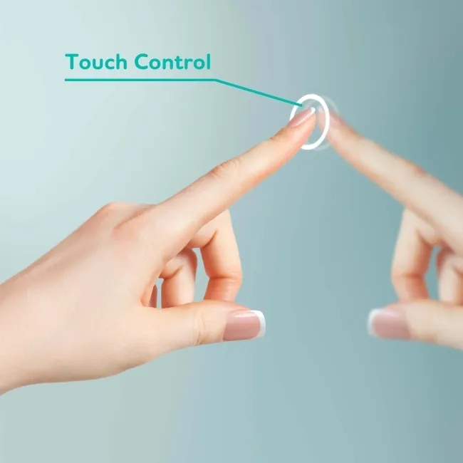 Delilah Brushed Brass Round Illuminated LED Mirror 500mm 