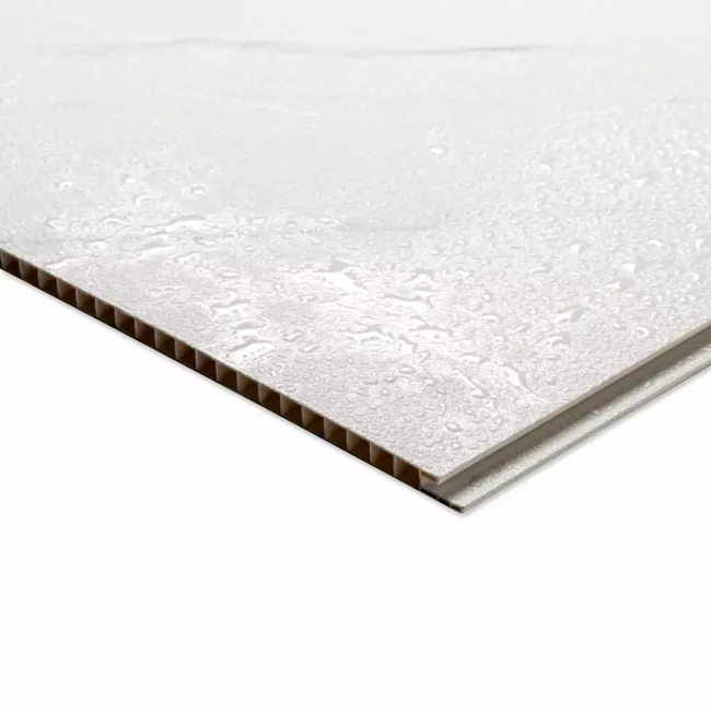 Trepanel Aqua® Matt Carrara Marble Effect PVC Shower Wall Panel