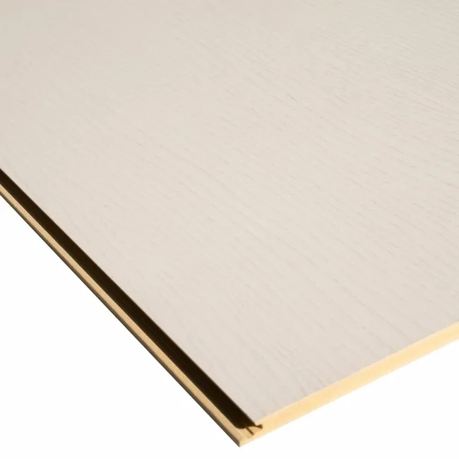 Trepanel Style® White Wood Effect Matt WPC Laminated Wall Panel