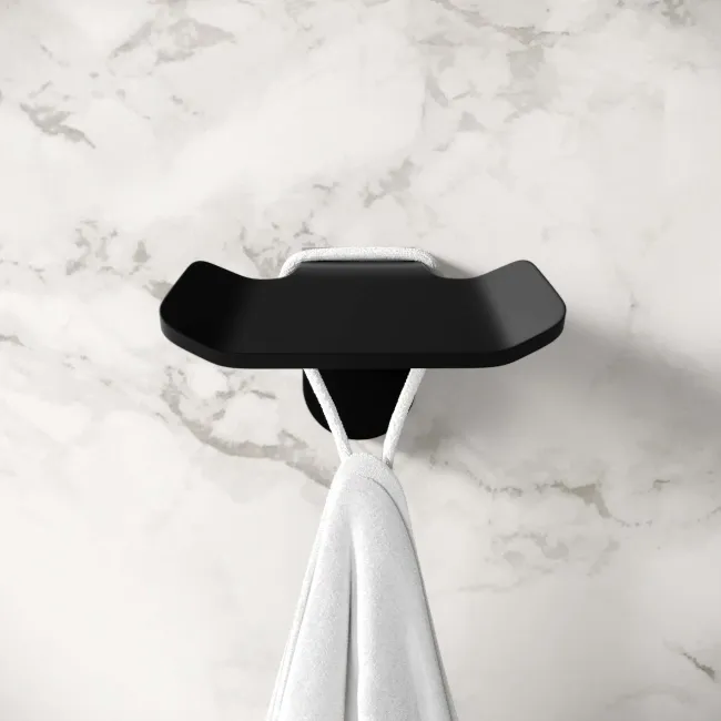 Eloise Matt Black Robe Hook