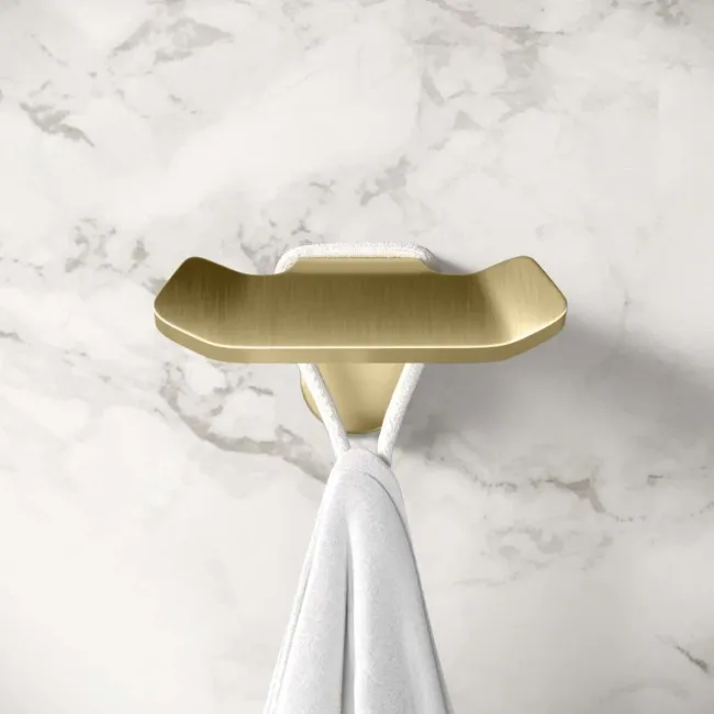 Eloise Brushed Brass Robe Hook
