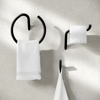 Freya Matt Black 3 Pieces Accessory Set