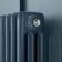 Athens Inky Blue Triple Column Horizontal Traditional Radiator 600x1190mm