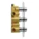 Ballina Premium Ceiling Chrome Round Thermostatic Set - 300mm Head, Hand Shower & Jets